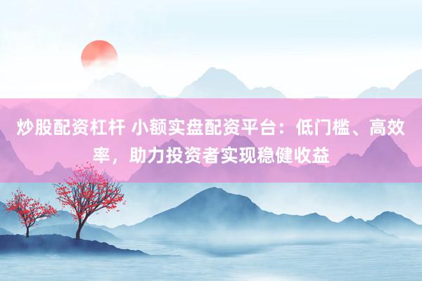 炒股配资杠杆 小额实盘配资平台：低门槛、高效率，助力投资者实现稳健收益